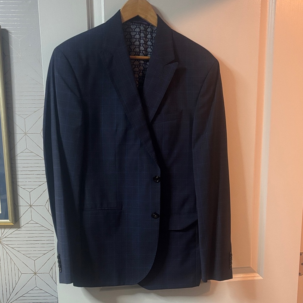 Ted Baker London Dark Checkered Blazer
